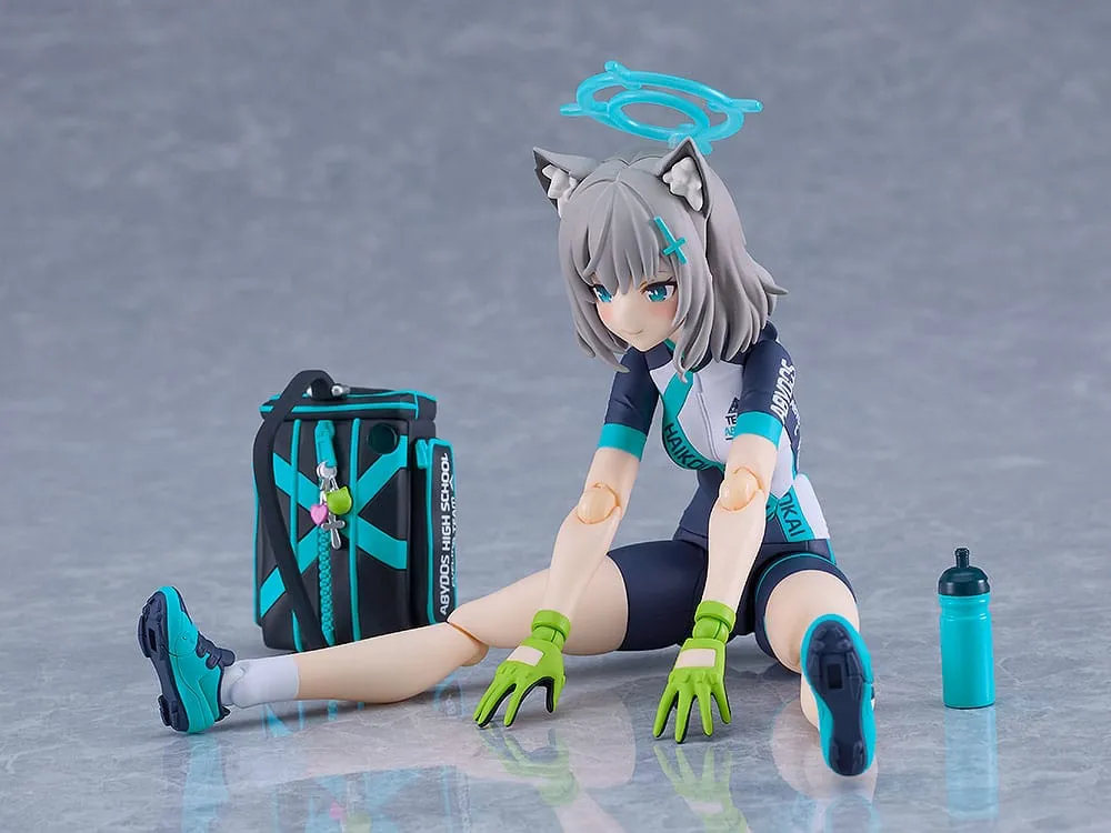Blue Archive Figma Action Figure Shiroko Sunaookami Cycling DX Edition 15 Cm