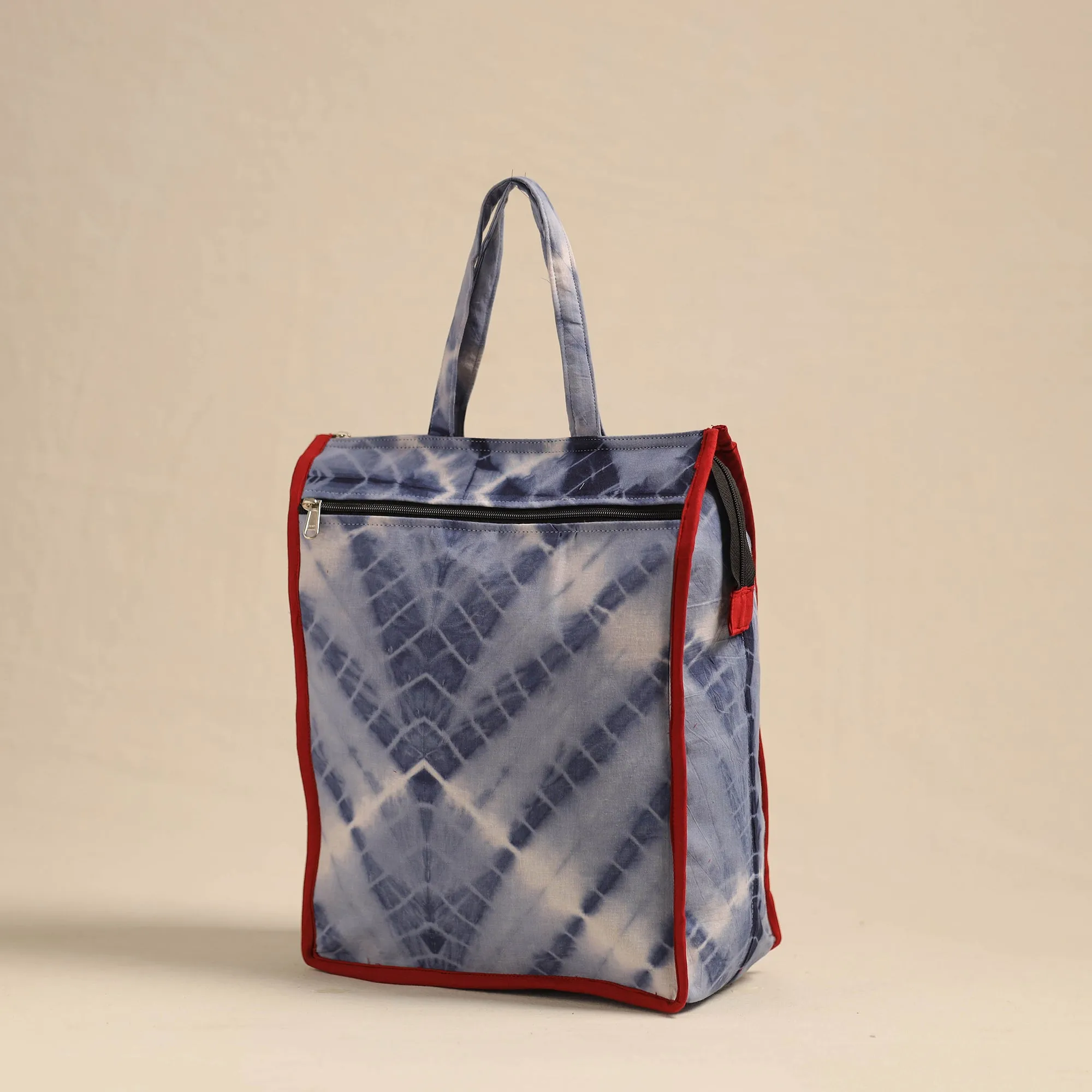 Blue - Eco-Friendly Handmade Cotton Handbag for Women 02