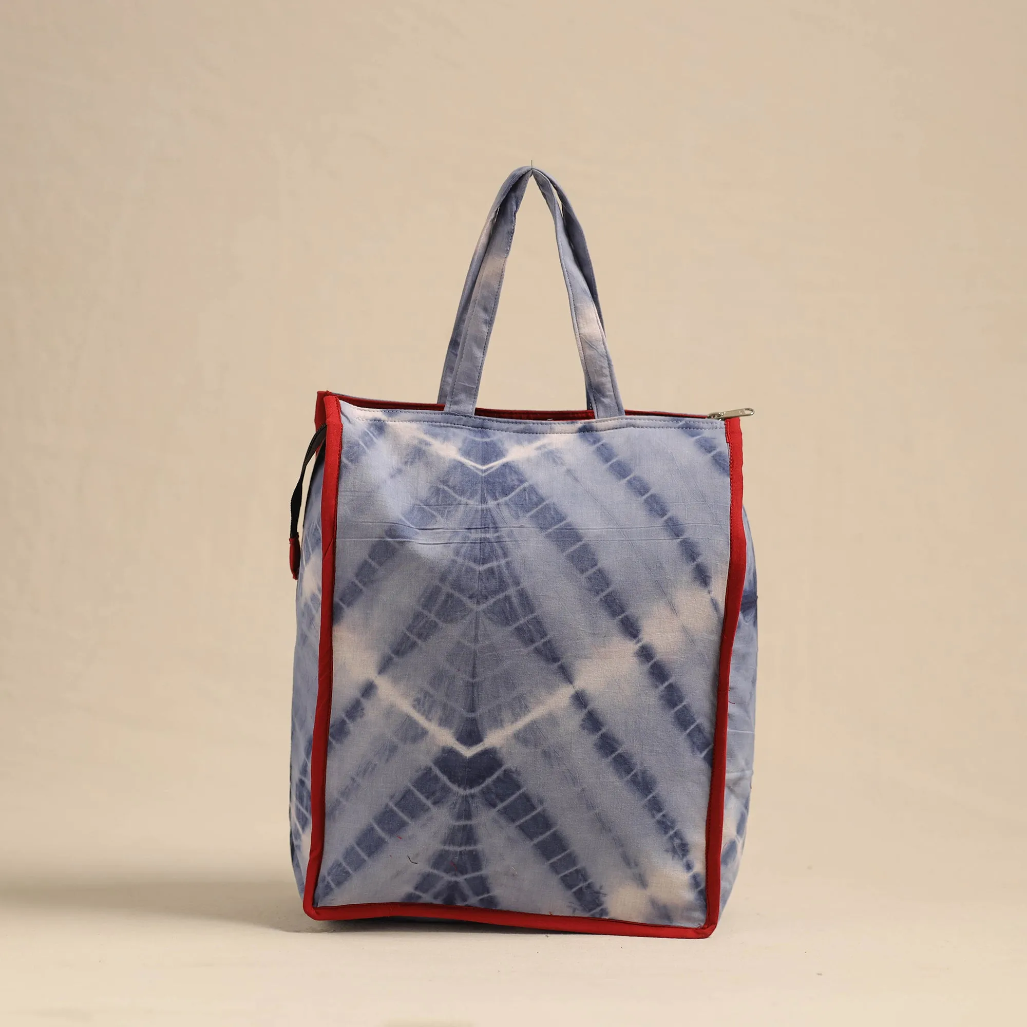 Blue - Eco-Friendly Handmade Cotton Handbag for Women 02