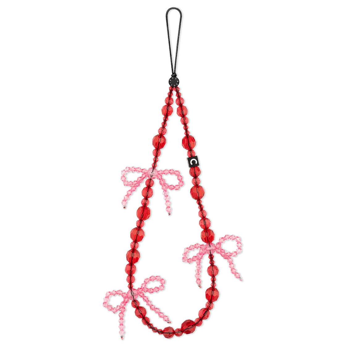 Bow Phone Charm - Blushed Bows
