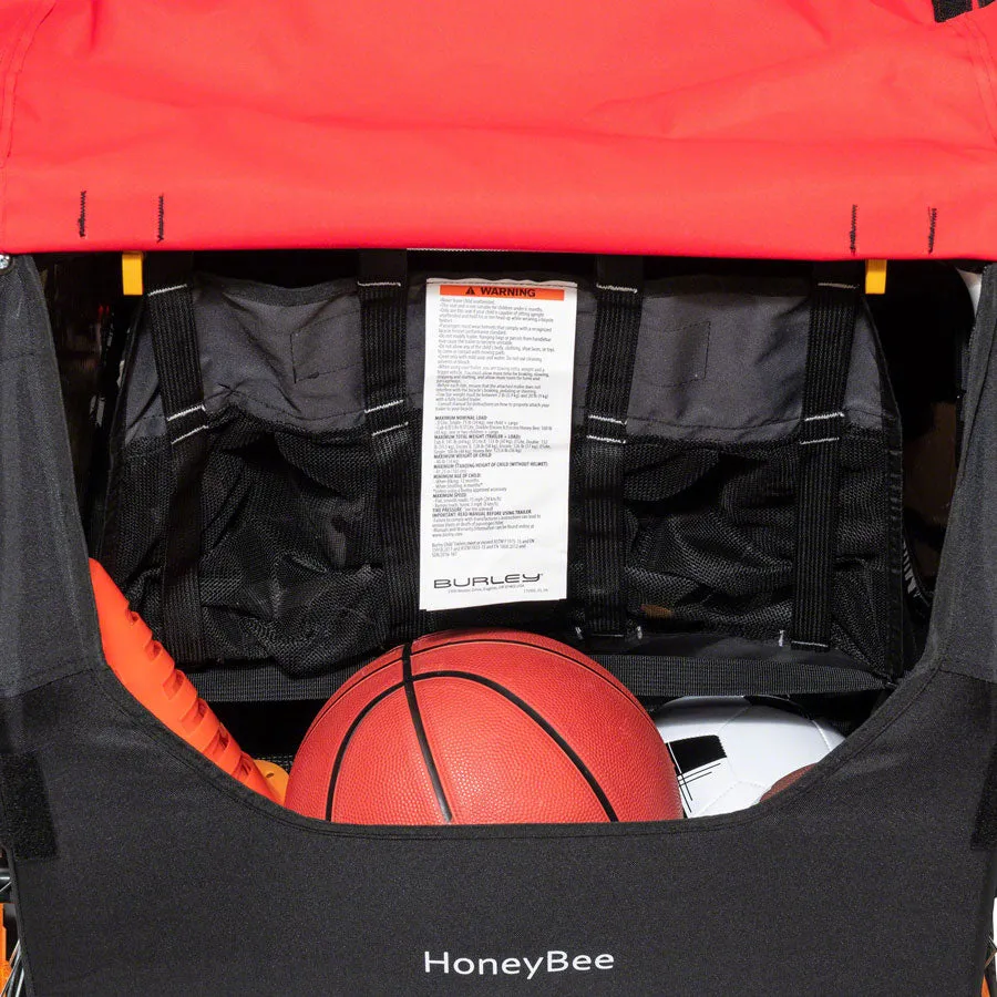 Burley Honey Bee Child Bicycle Trailer Red