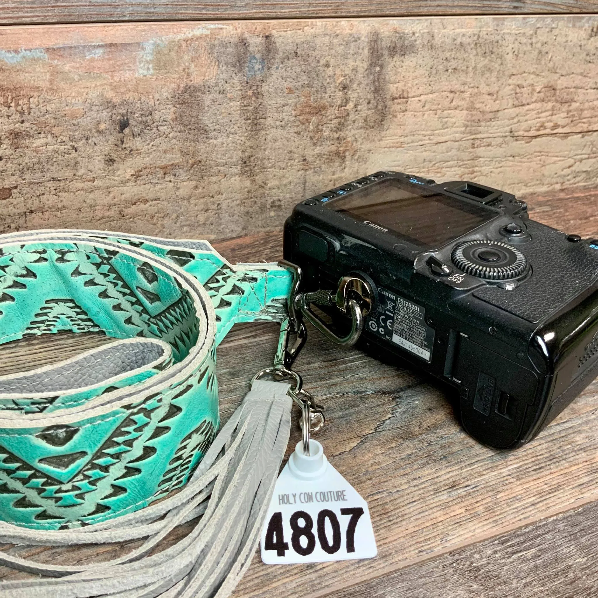 Camera Strap Sling Teal & Gray