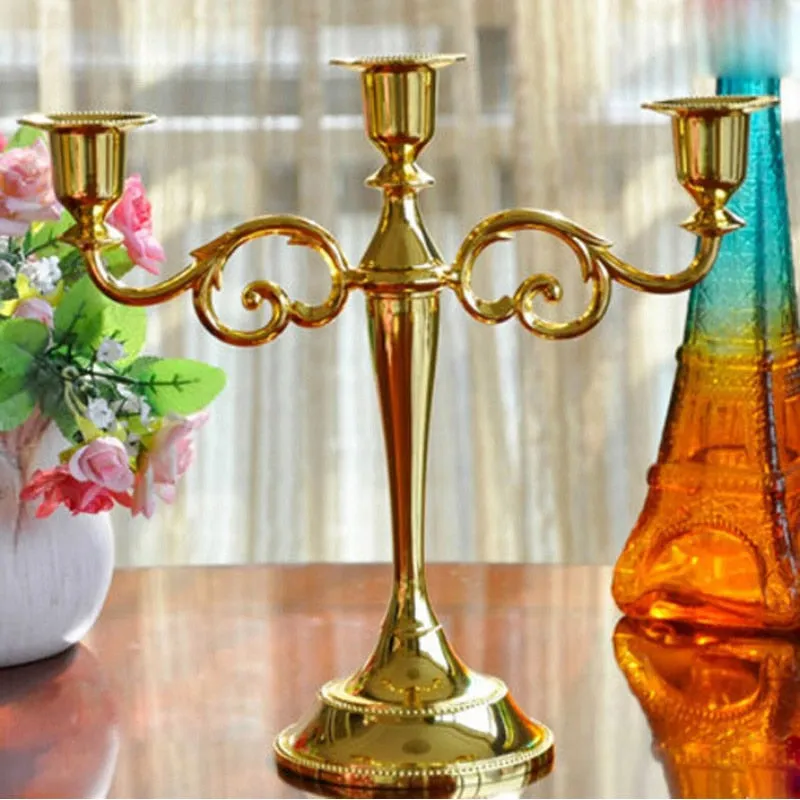 Candle Holders with Three Arms