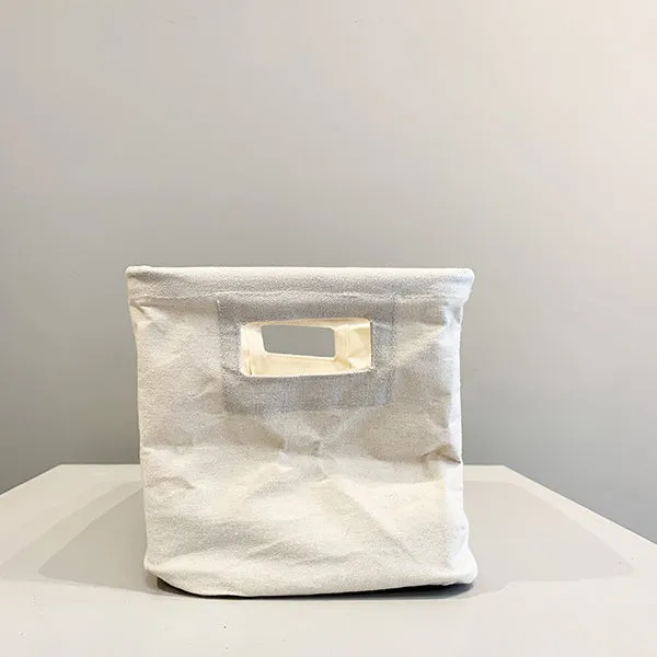 Canvas Rectangular Basket