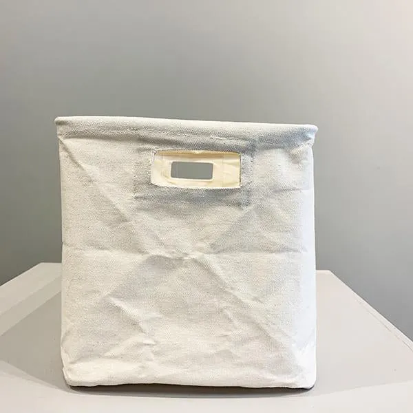 Canvas Rectangular Basket