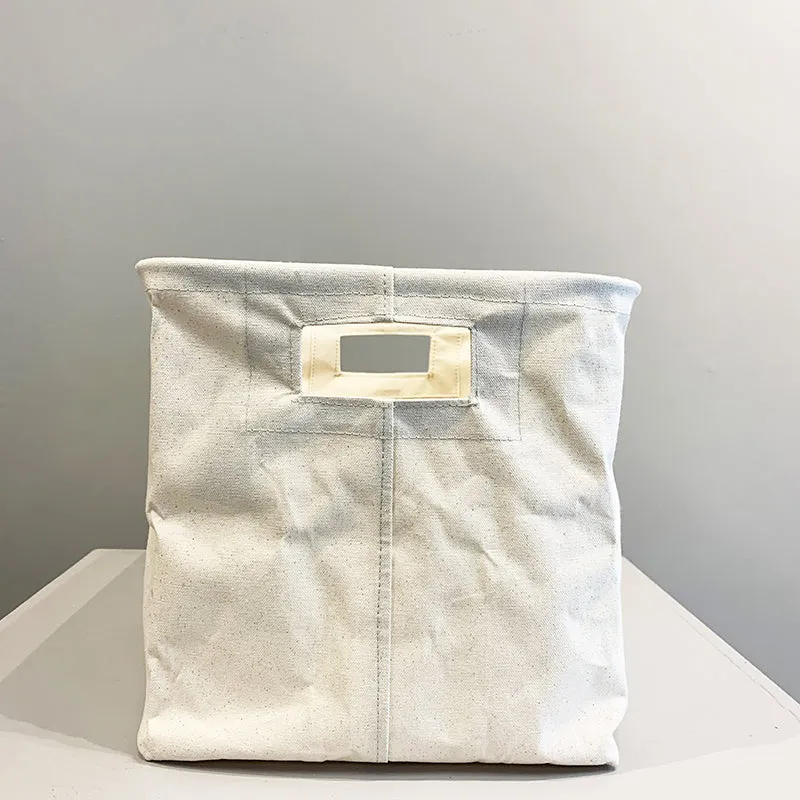 Canvas Rectangular Basket