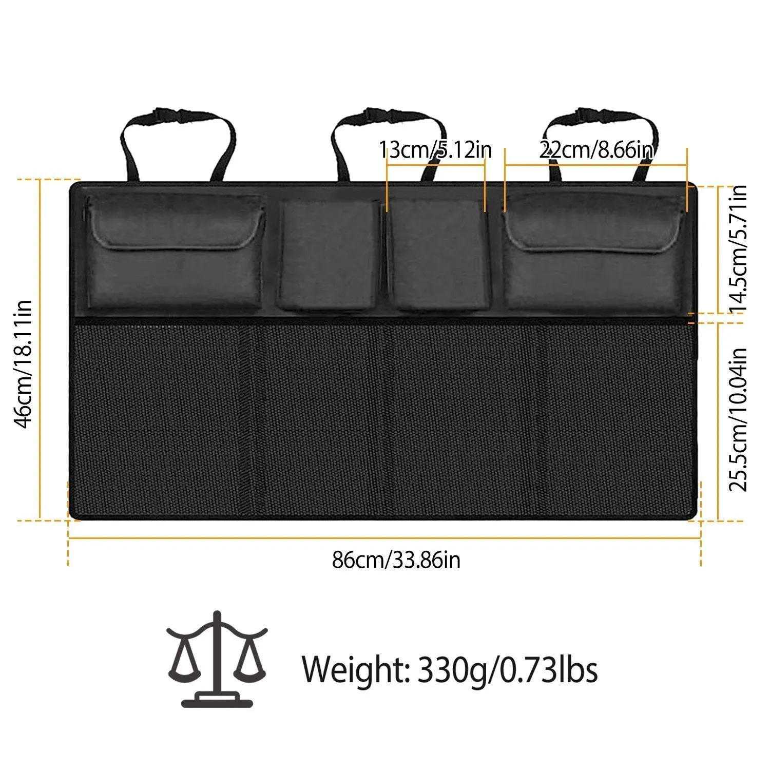 Car Backseat Trunk Organizer