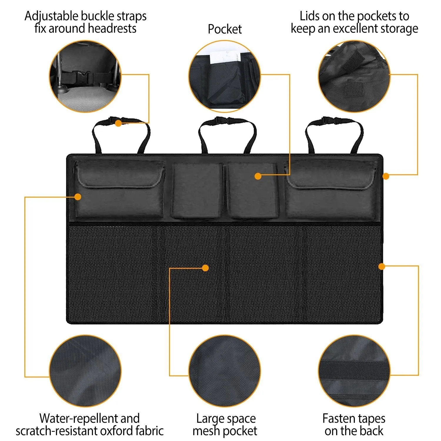 Car Backseat Trunk Organizer