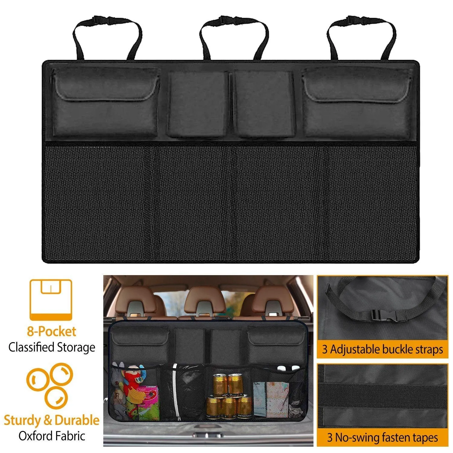 Car Backseat Trunk Organizer