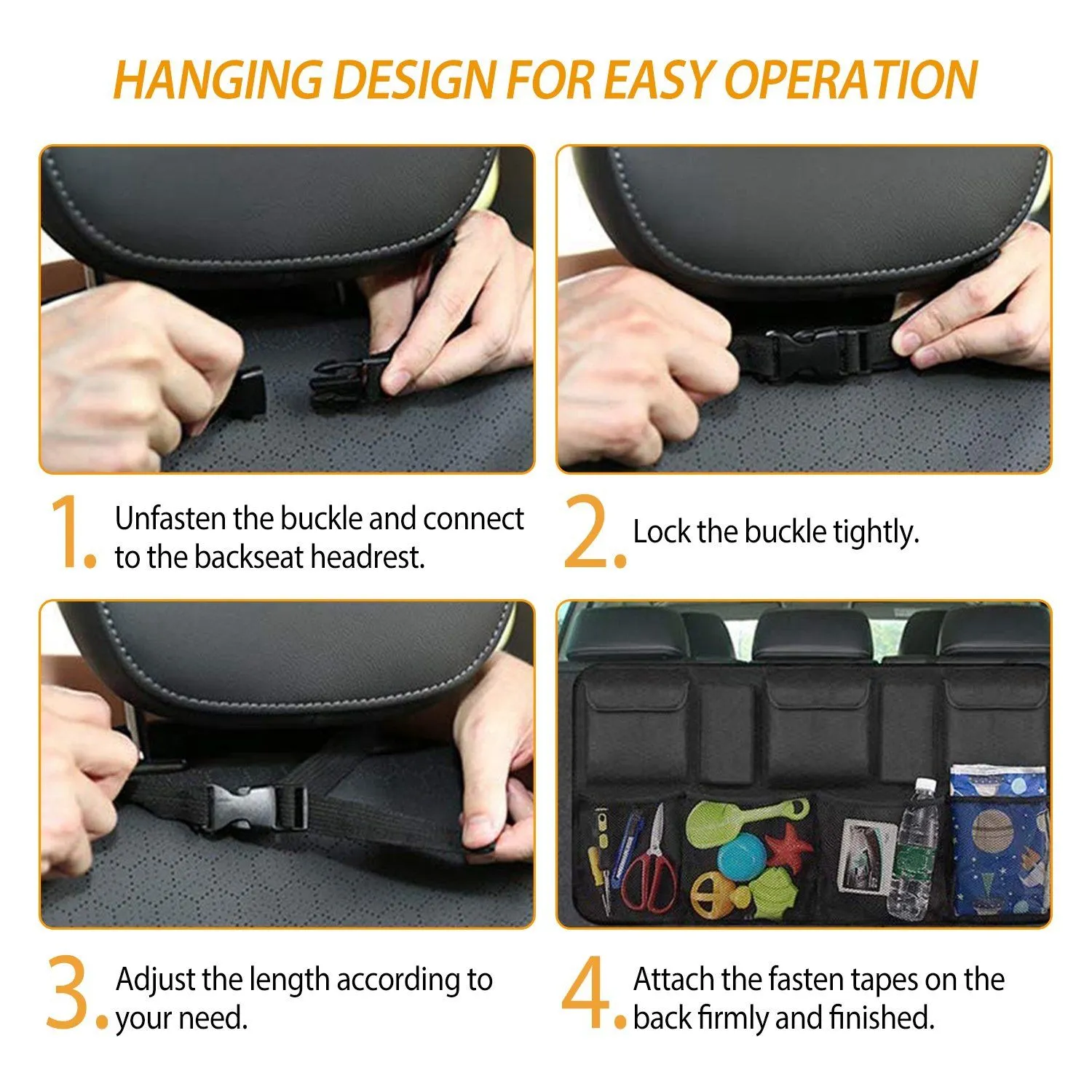 Car Backseat Trunk Organizer