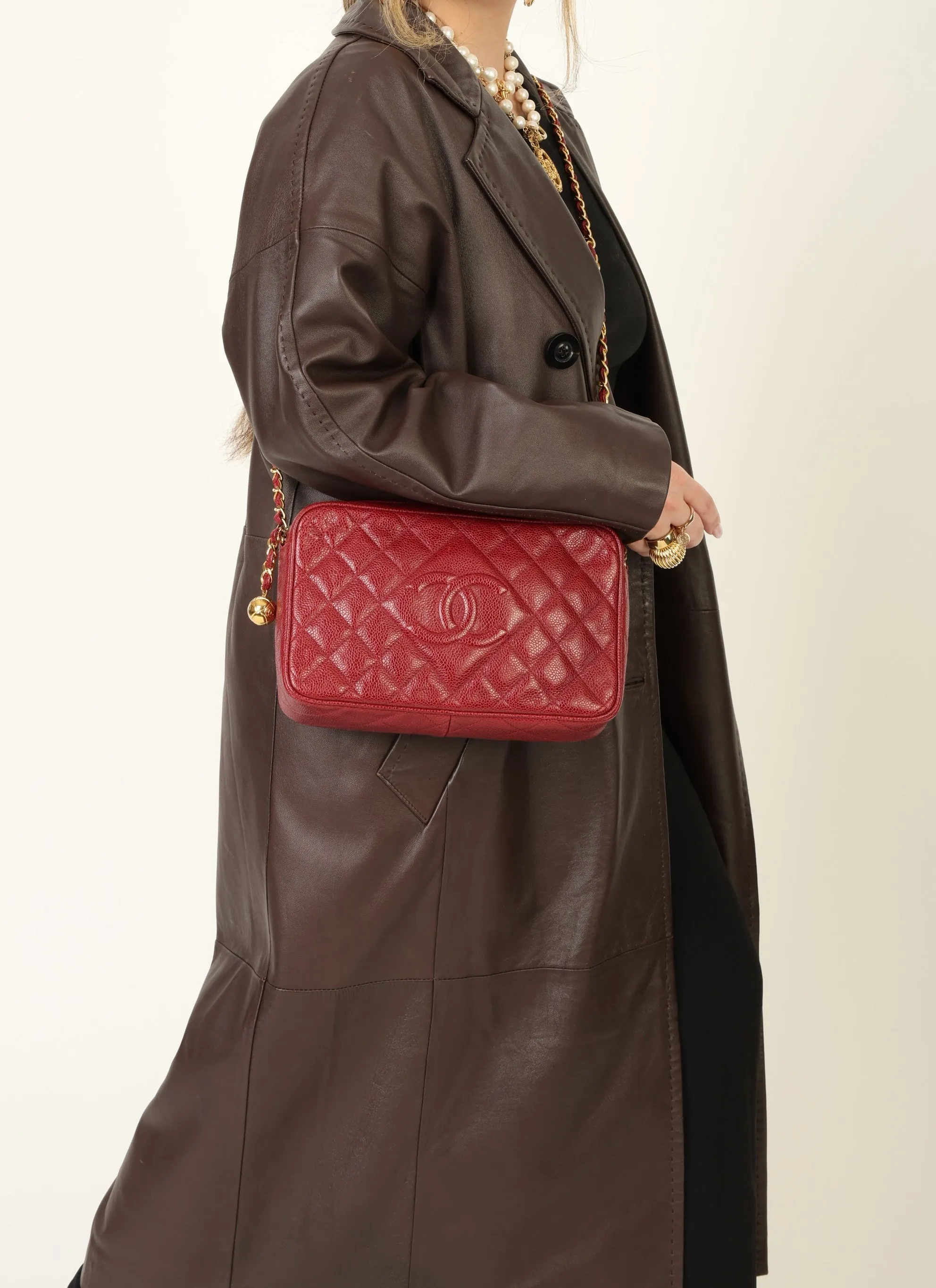 Chanel 1994 Caviar Timeless Camera Bag