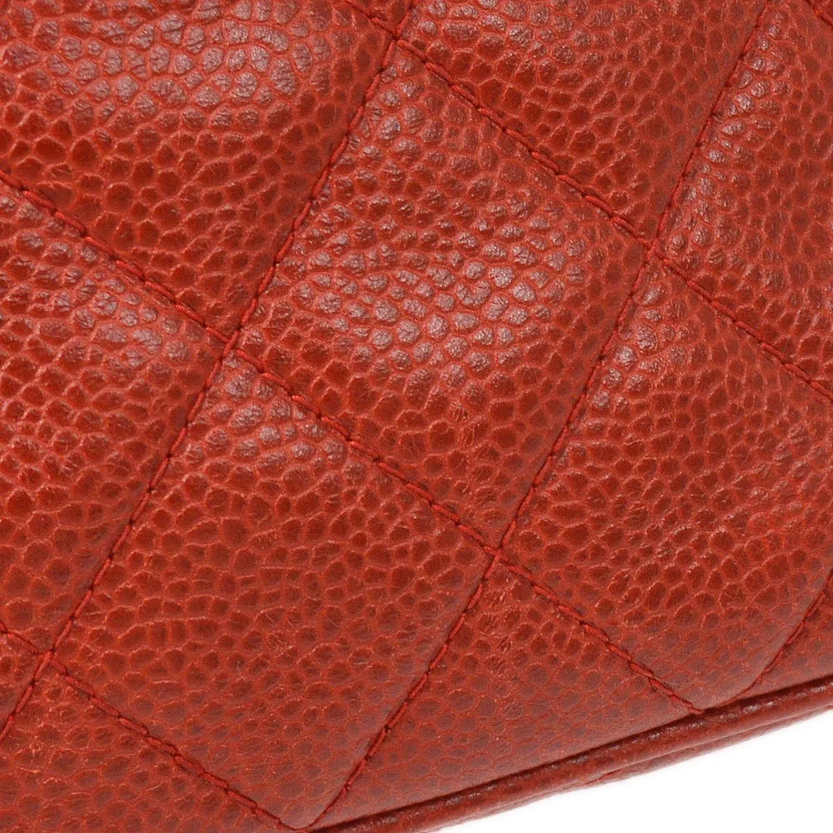 CHANEL 1994 Pocket Camera Bag Mini Red Caviar 41117