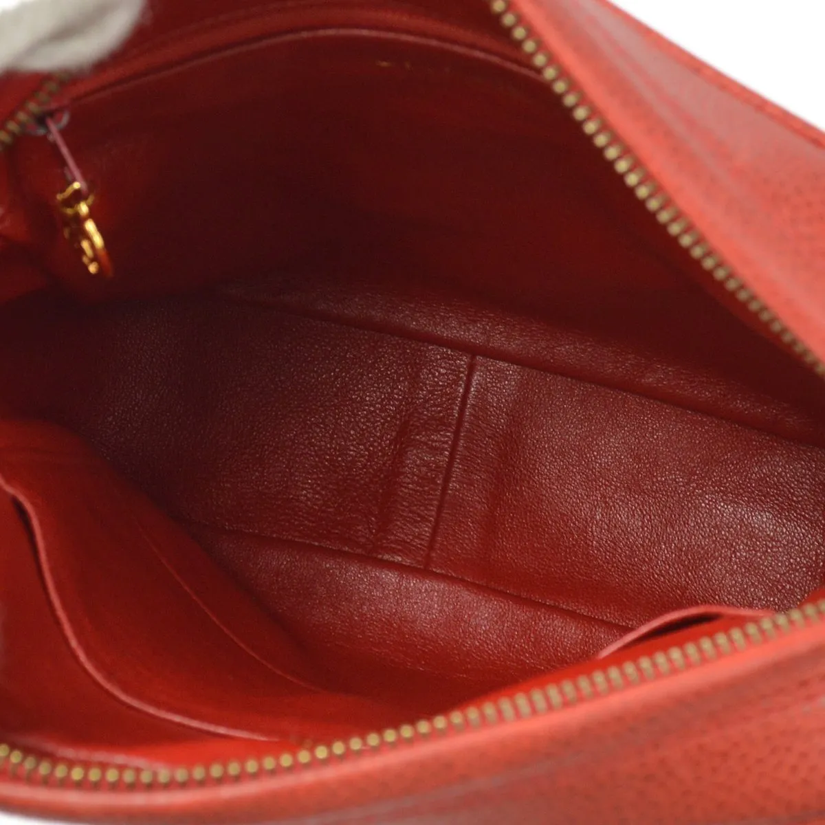CHANEL 1994 Pocket Camera Bag Mini Red Caviar 41117