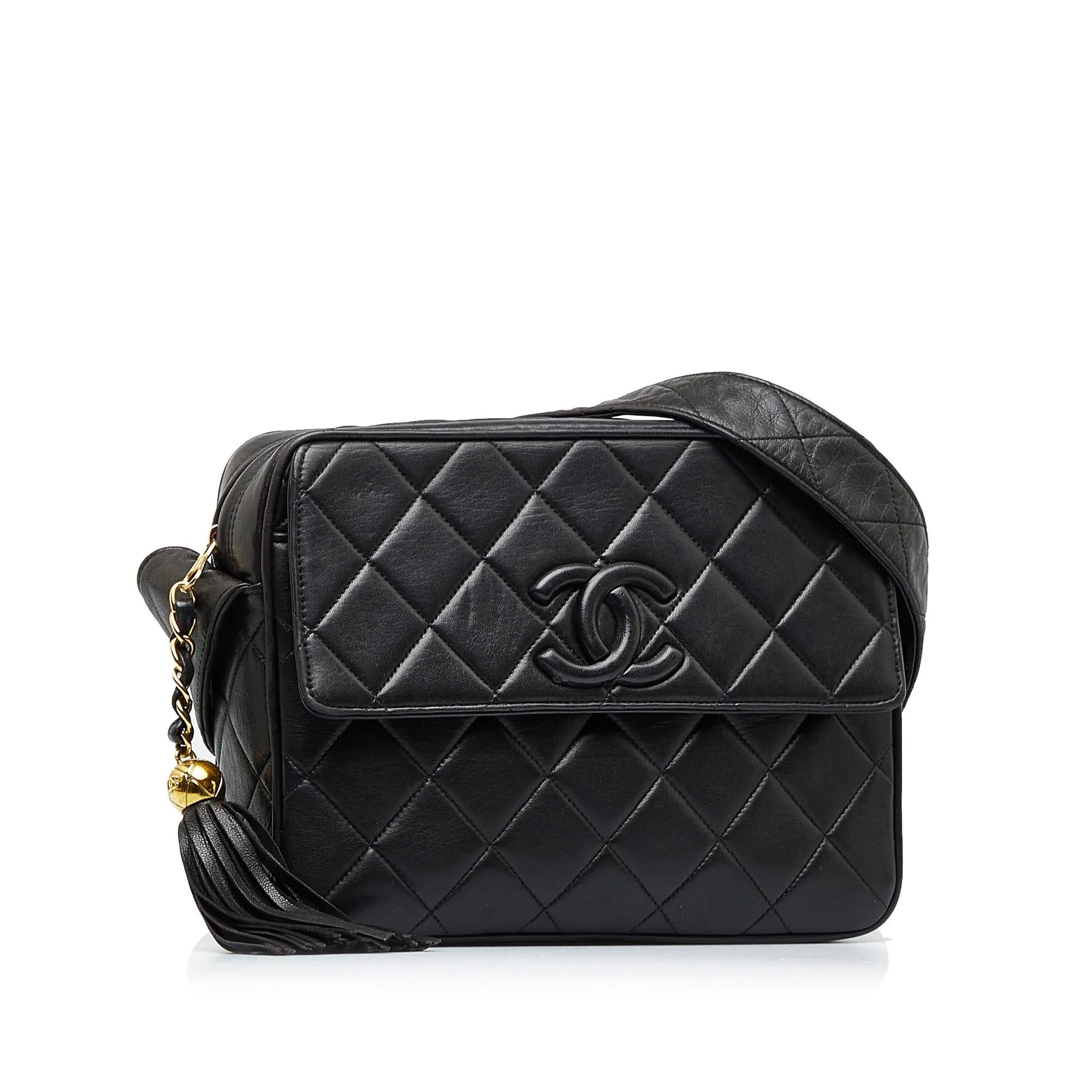 Chanel CC Matelasse Tassel Camera Bag (SHG-Emp6IH)