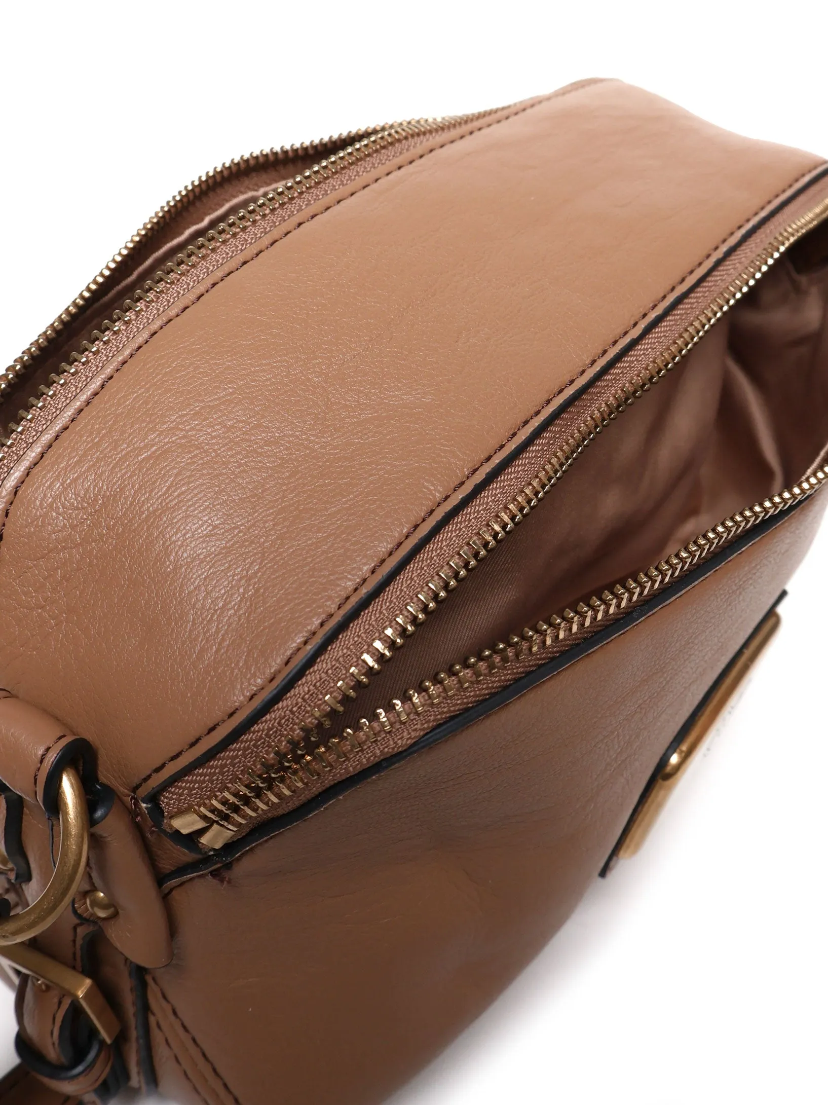 Chestnut Leather Camera Bag