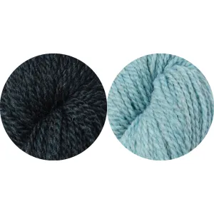 Clacks Mittens Kit (Midnight Sea / Spring Ice)