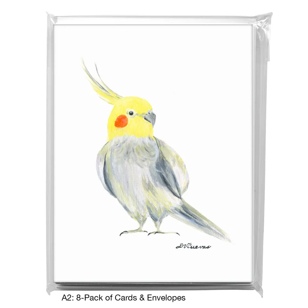 Cockatiel, Greeting Card (8745A)