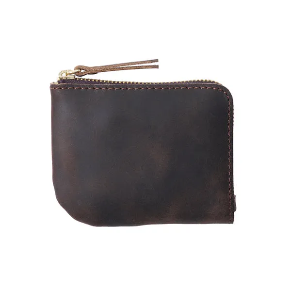 Coffee Grained Leather Card Holder 咖啡色真牛皮信用卡套 CH19057