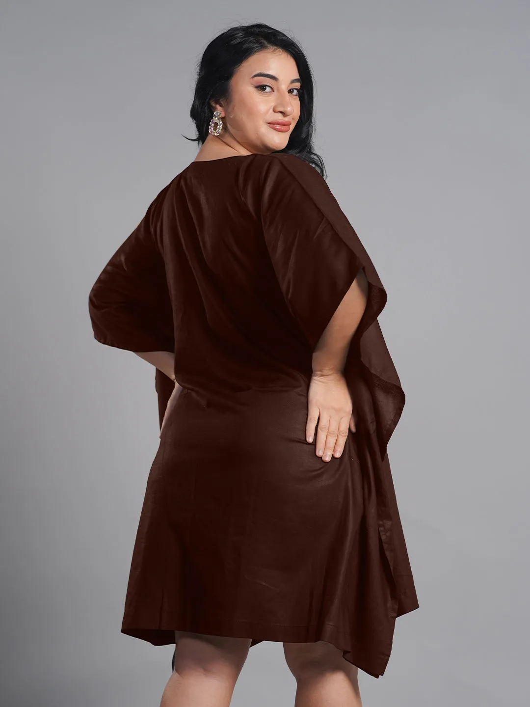 Coffee Rayon Kaftan - be unique