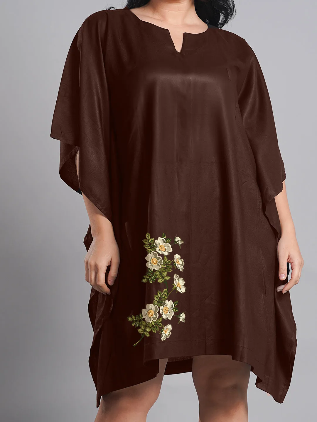 Coffee Rayon Kaftan - be unique