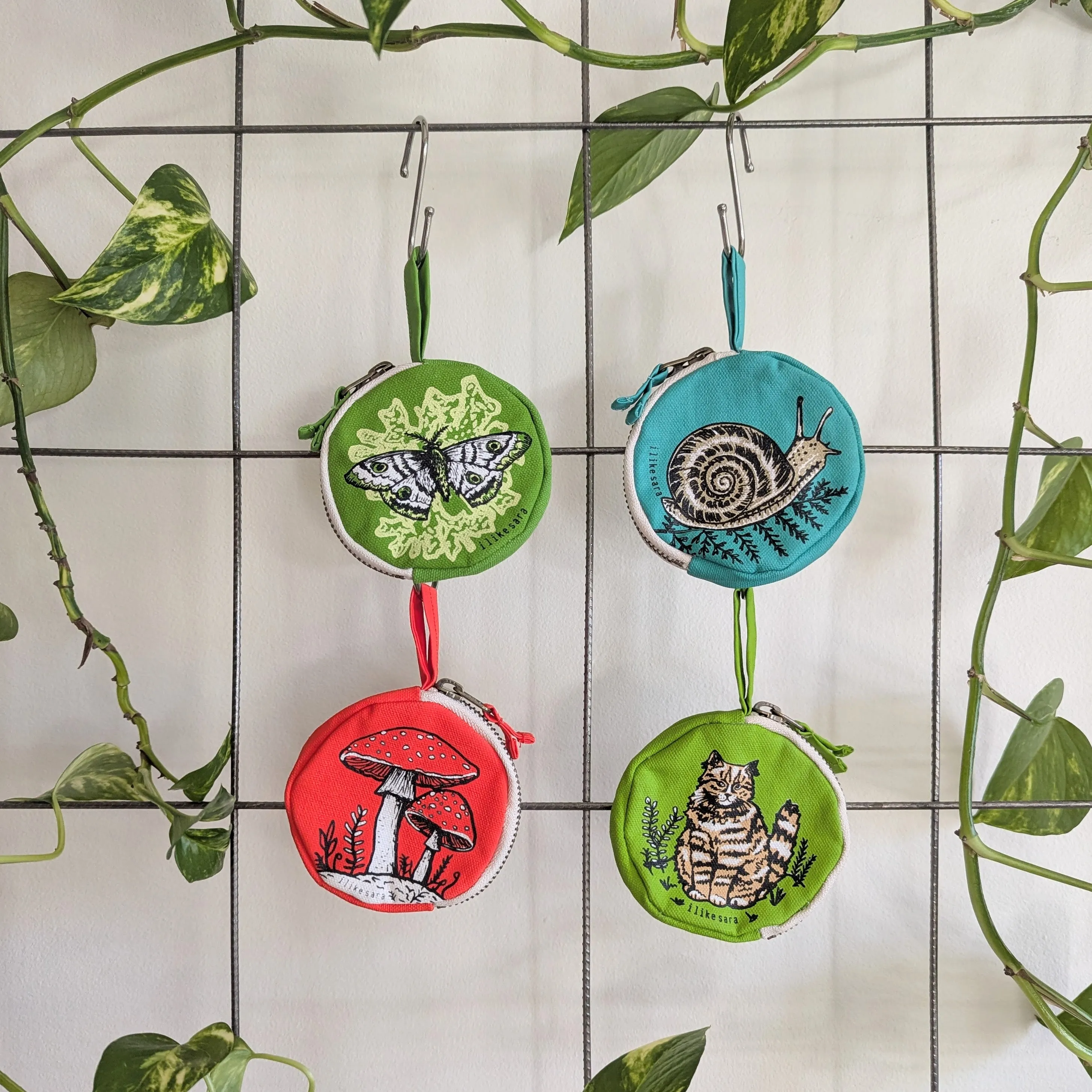 coin pouch | mushroom