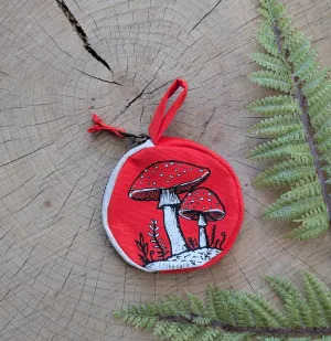 coin pouch | mushroom