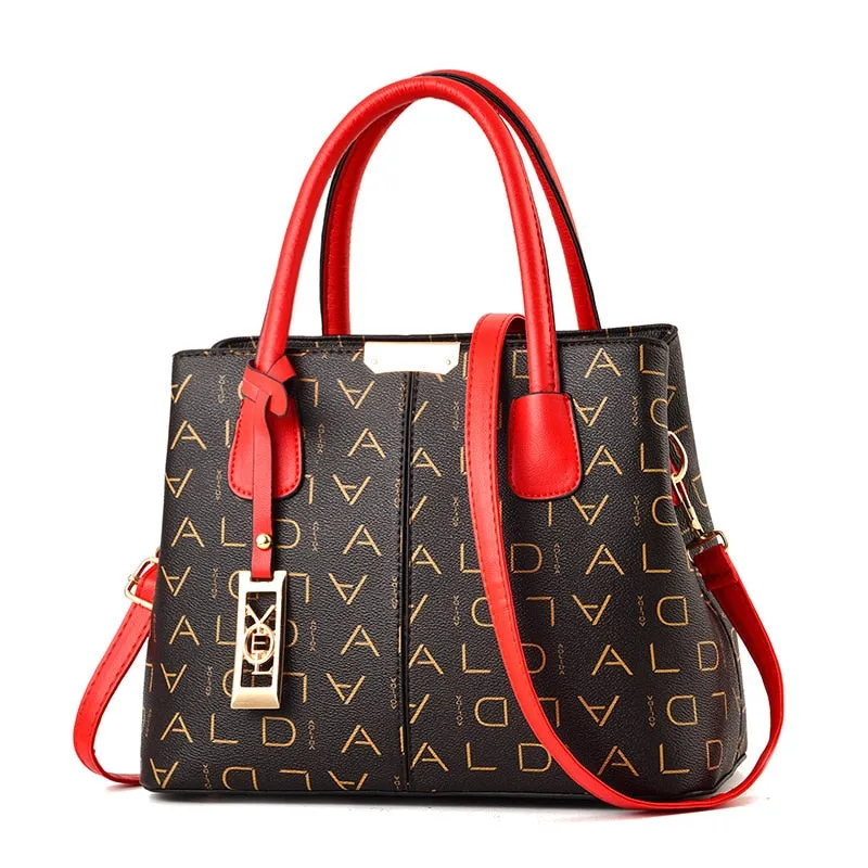 Color Block Full Capacity Bag