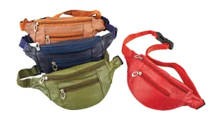 Colorful Leather Small Fanny Pack - 108
