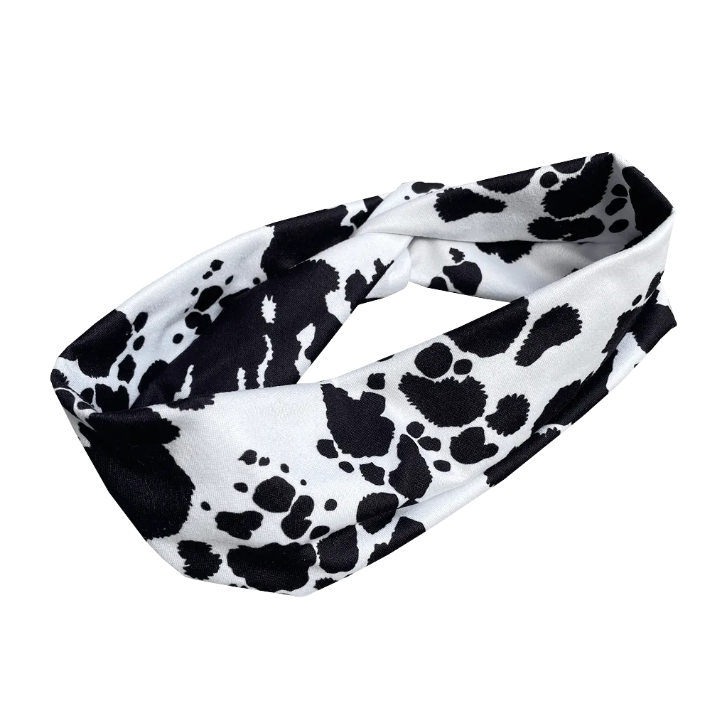 Cow Print Headband