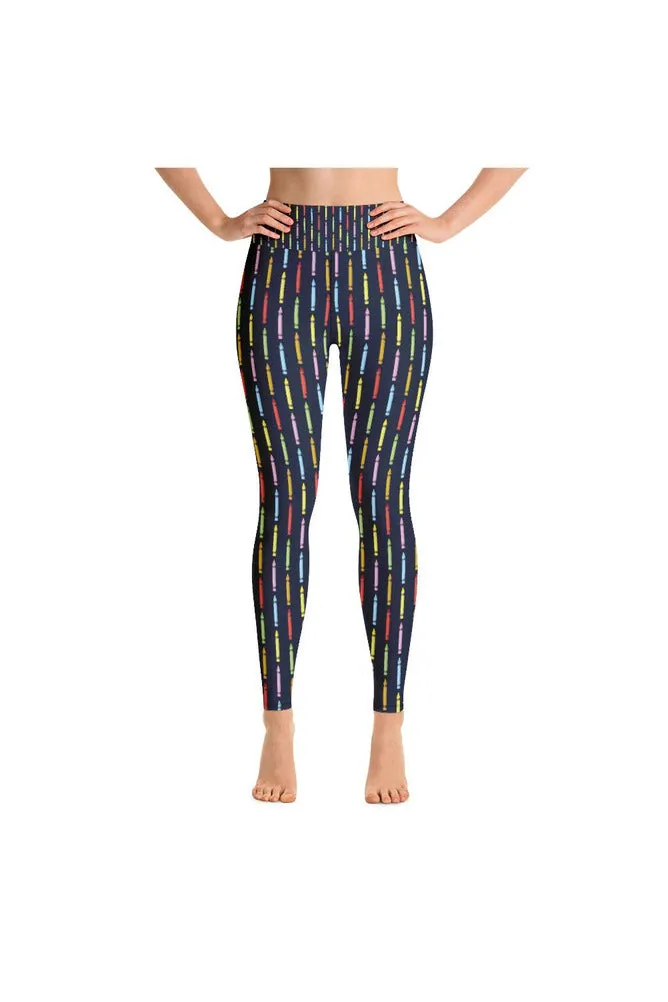 Crayons Yoga Leggings