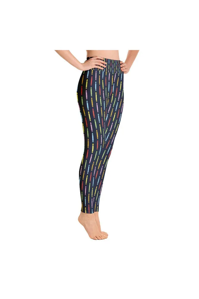 Crayons Yoga Leggings
