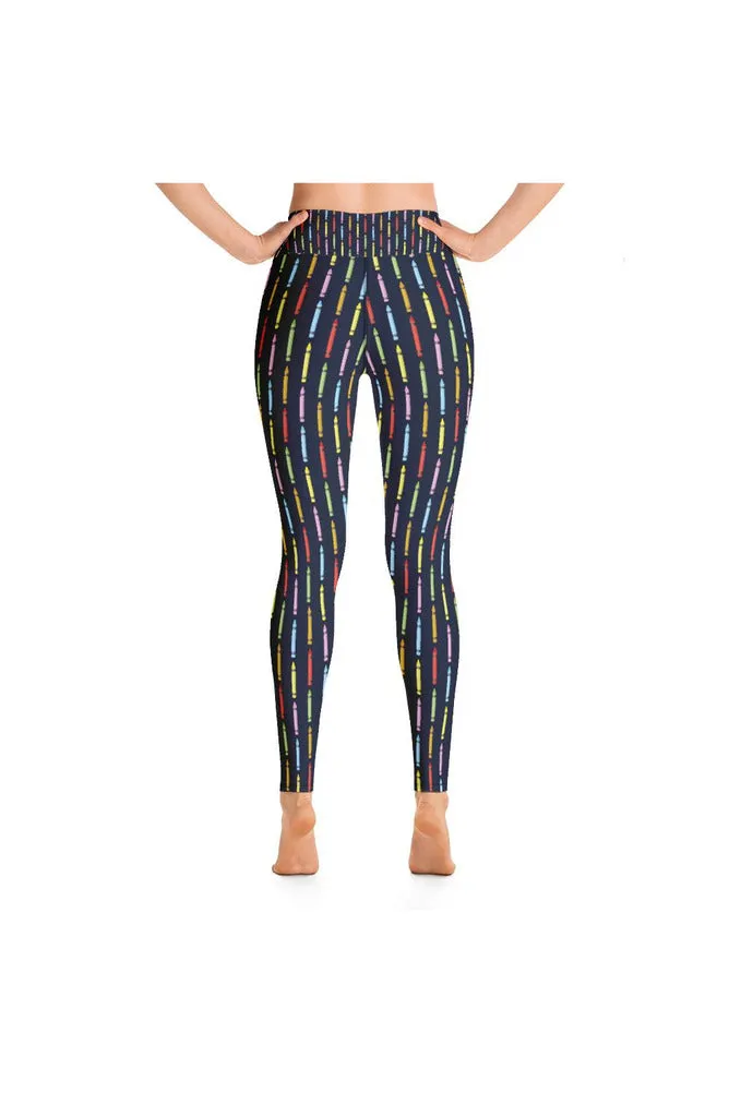 Crayons Yoga Leggings
