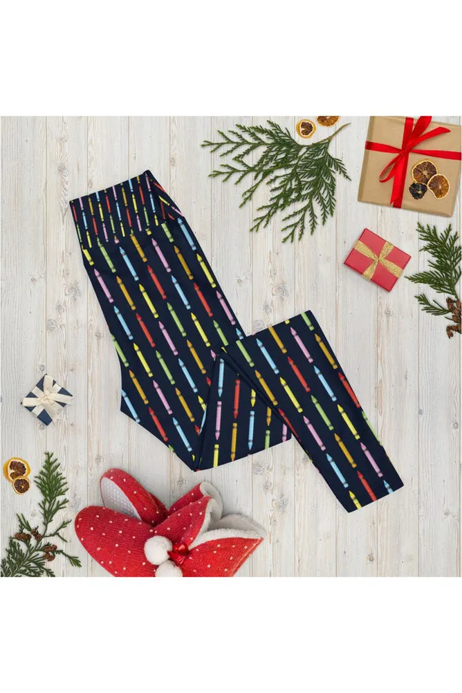 Crayons Yoga Leggings