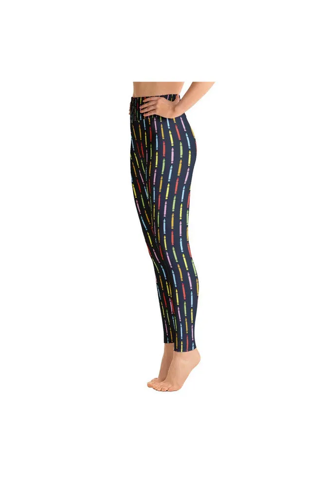Crayons Yoga Leggings