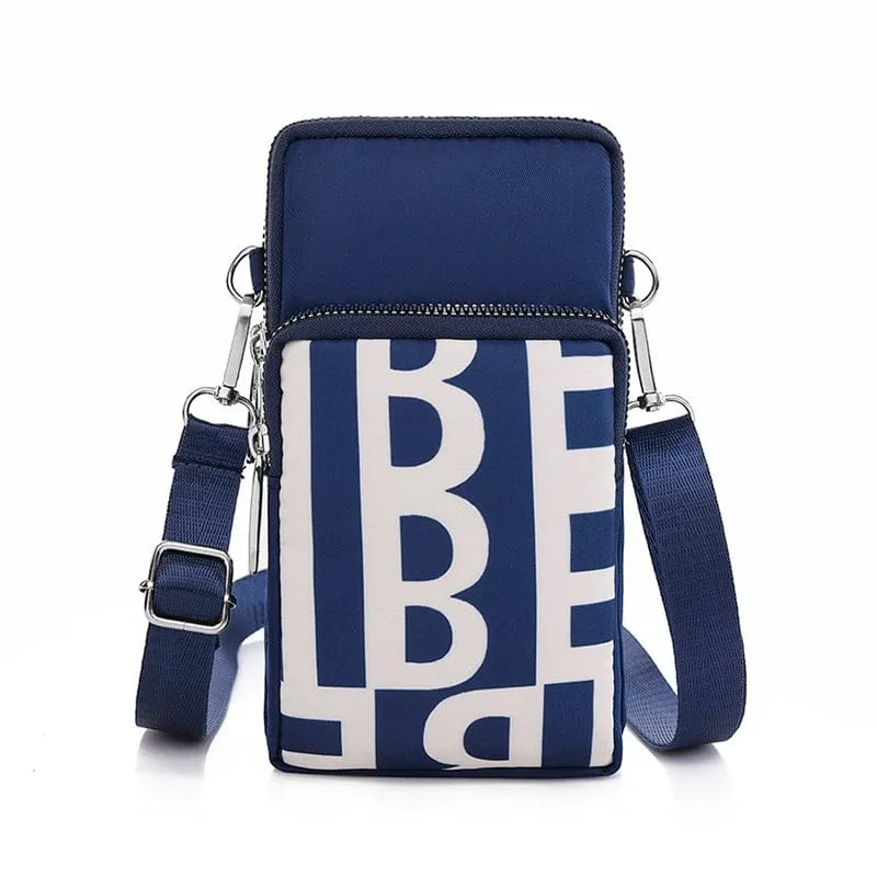 Crossbody Shoulder bag Walking Mini Halterneck Mobile Phone Bag