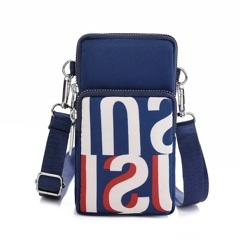 Crossbody Shoulder bag Walking Mini Halterneck Mobile Phone Bag