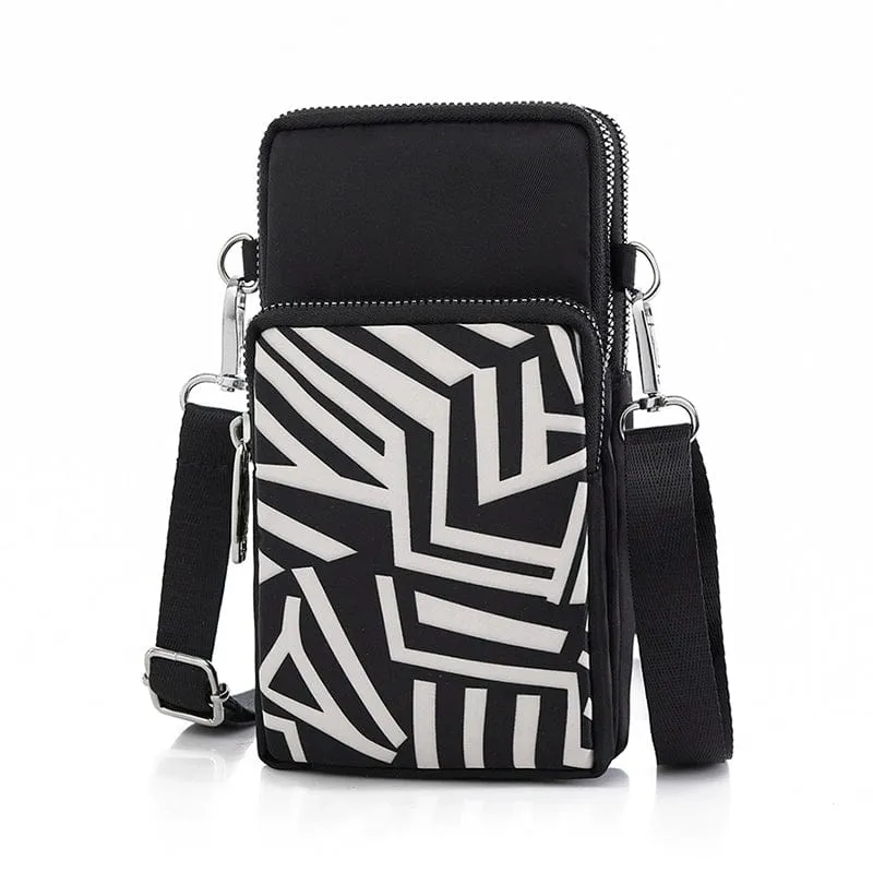 Crossbody Shoulder bag Walking Mini Halterneck Mobile Phone Bag