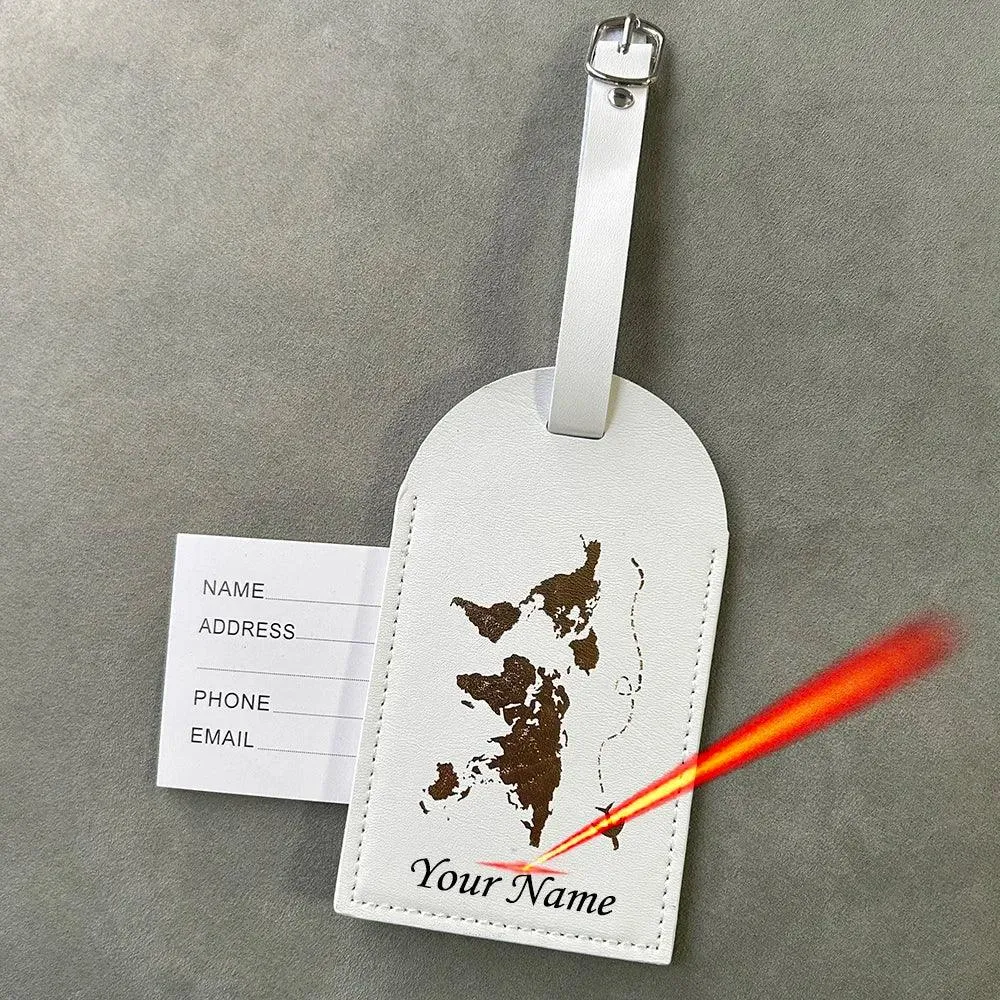 Custom Engraved Passport Holder for Adventurous Couples - Elegant Travel Essential