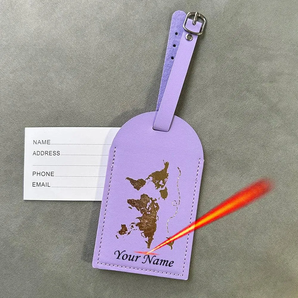 Custom Engraved Passport Holder for Adventurous Couples - Elegant Travel Essential