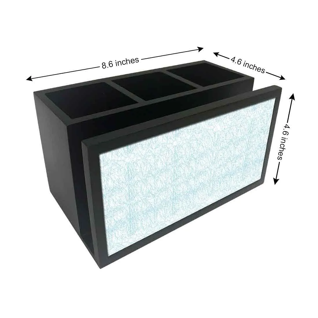 Cutlery Tissue Holder Napkin Stand -  Blue and White Shade