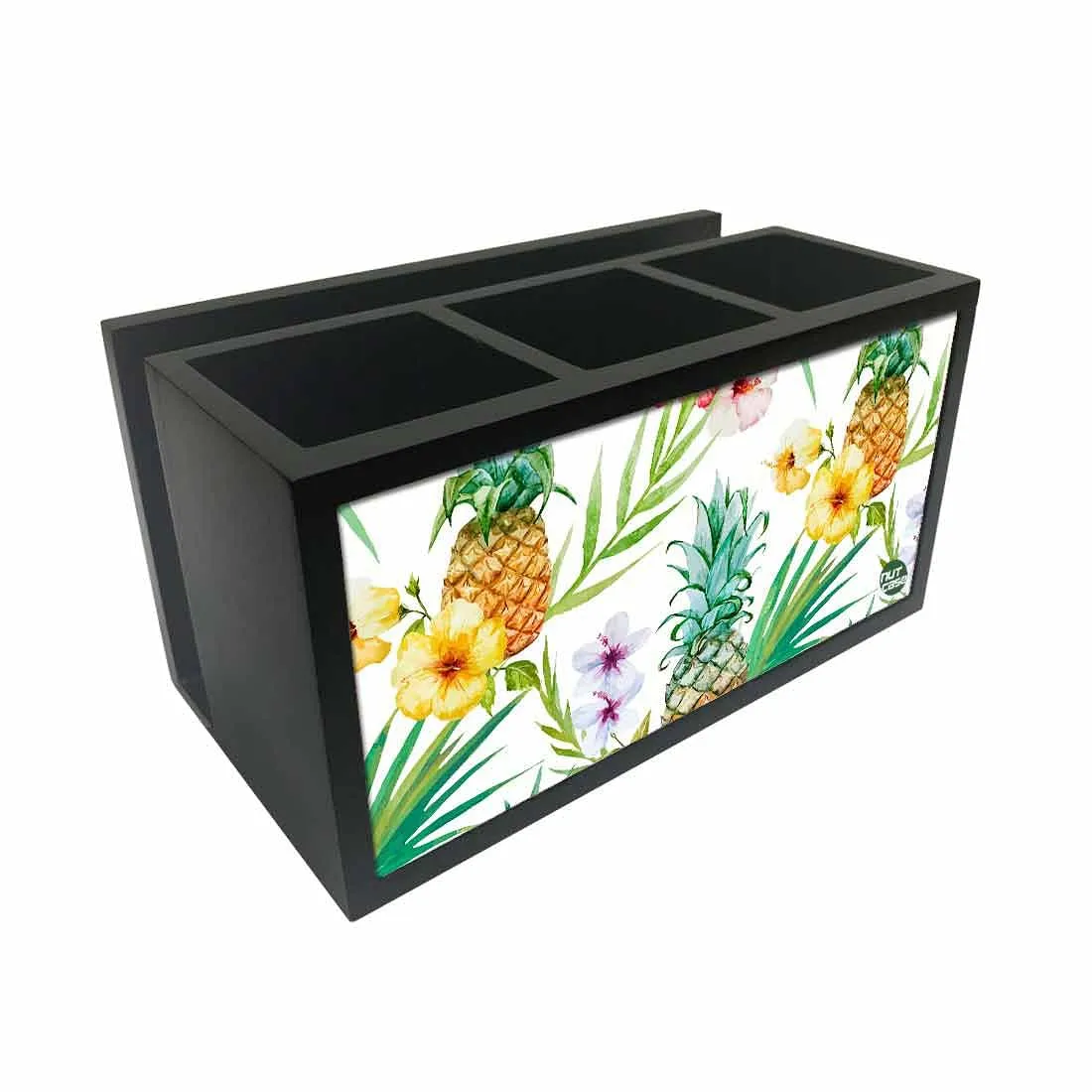 Cutlery Tissue Holder Napkin Stand -  Pineapples Leaf