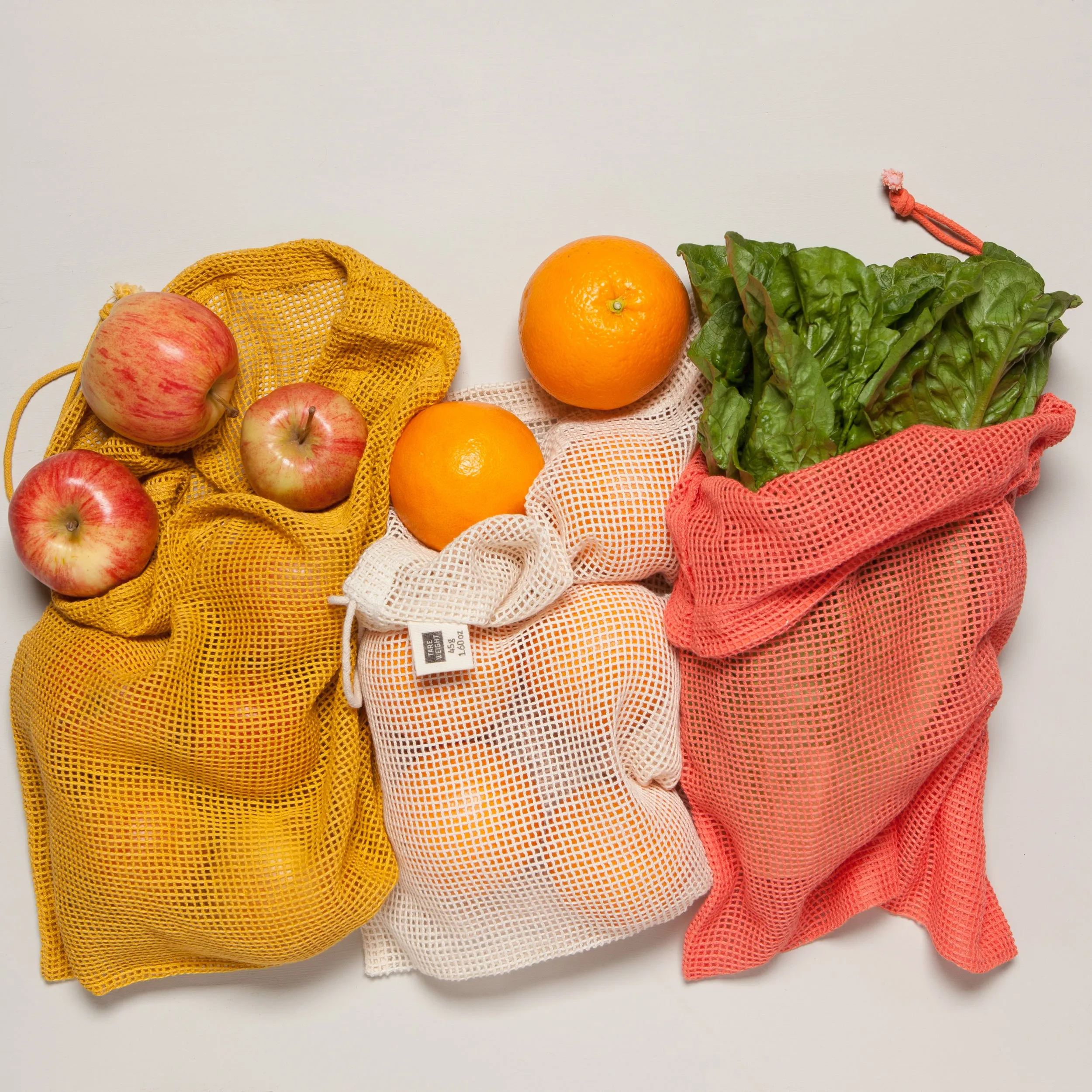 Danica Produce Bag Reusable Set of 3 Le Marche Coral