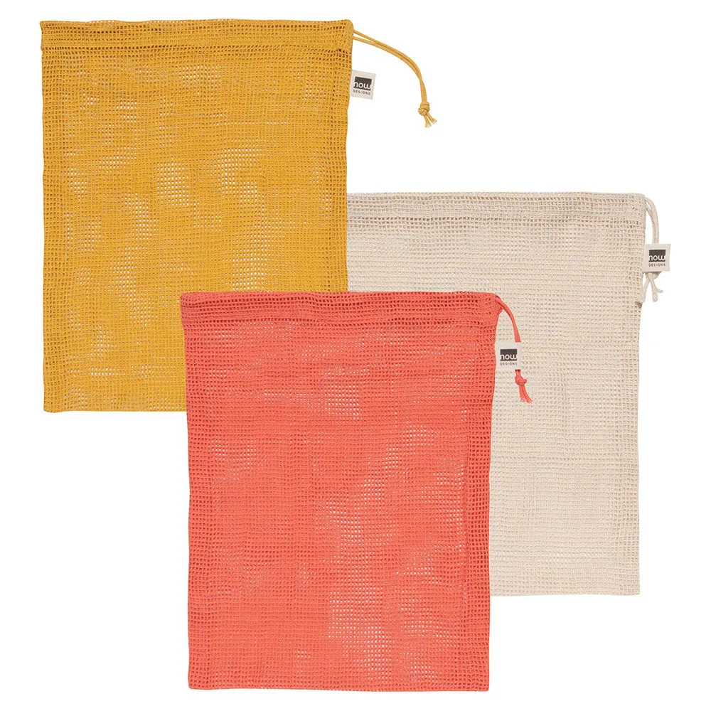Danica Produce Bag Reusable Set of 3 Le Marche Coral