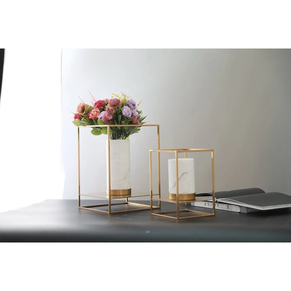 DECORATIVE CANDLE HOLDER - SET OF TWO