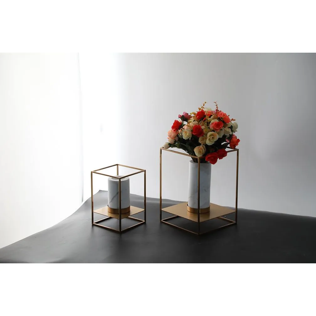 DECORATIVE CANDLE HOLDER - SET OF TWO