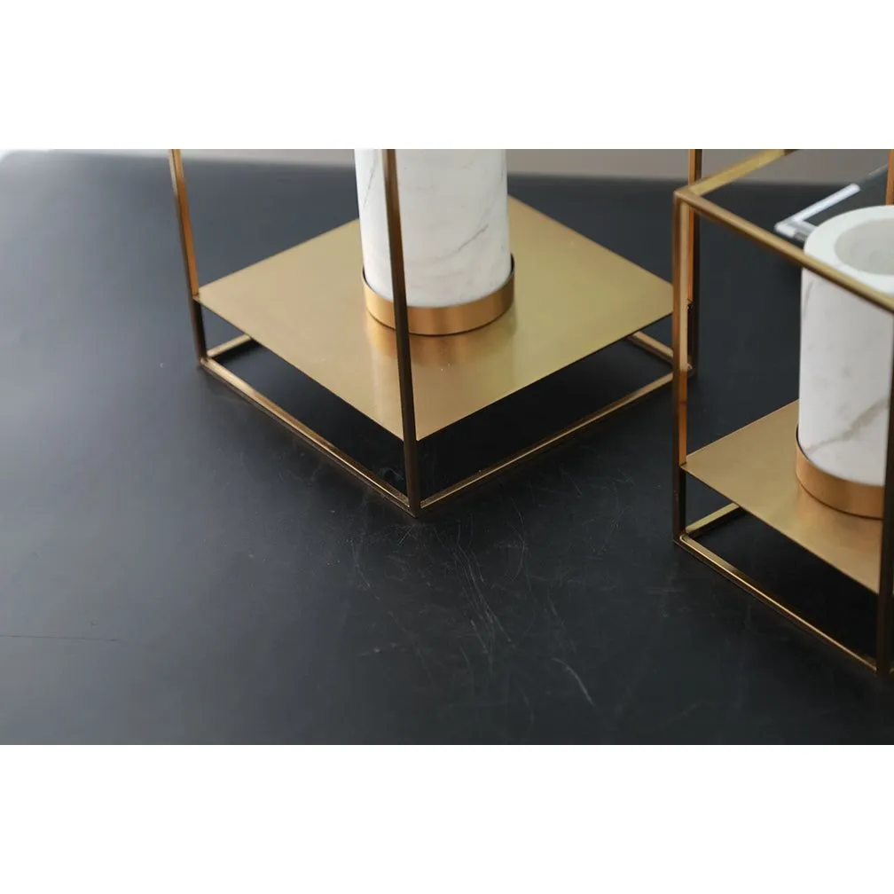 DECORATIVE CANDLE HOLDER - SET OF TWO