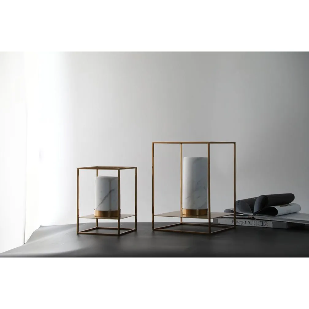 DECORATIVE CANDLE HOLDER - SET OF TWO