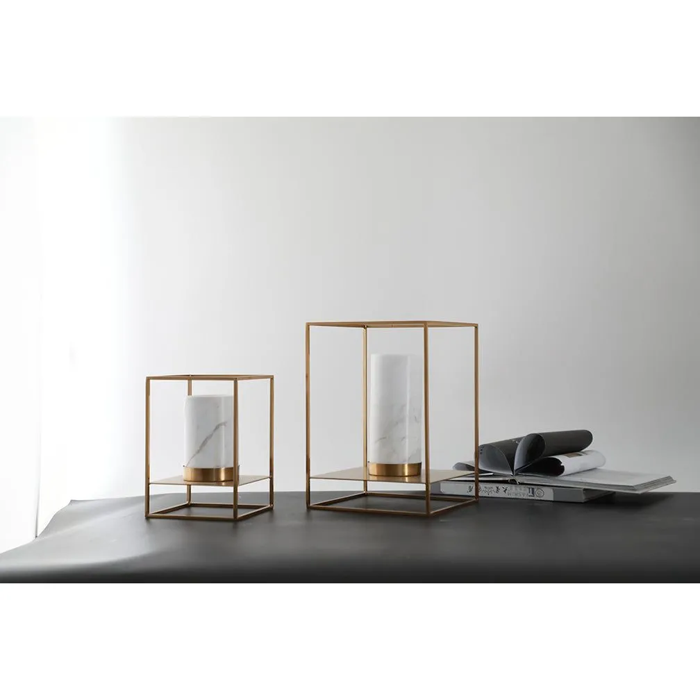 DECORATIVE CANDLE HOLDER - SET OF TWO