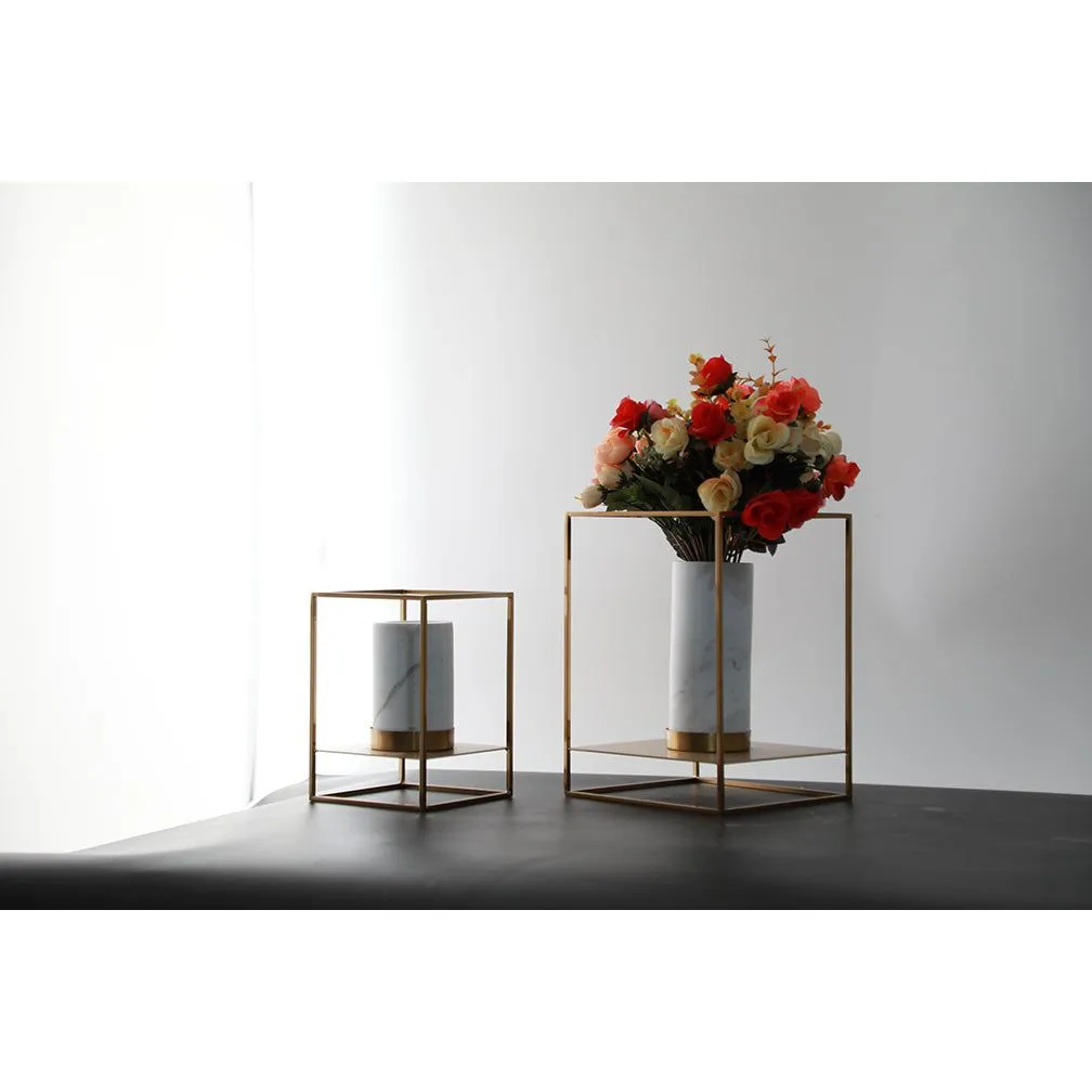 DECORATIVE CANDLE HOLDER - SET OF TWO