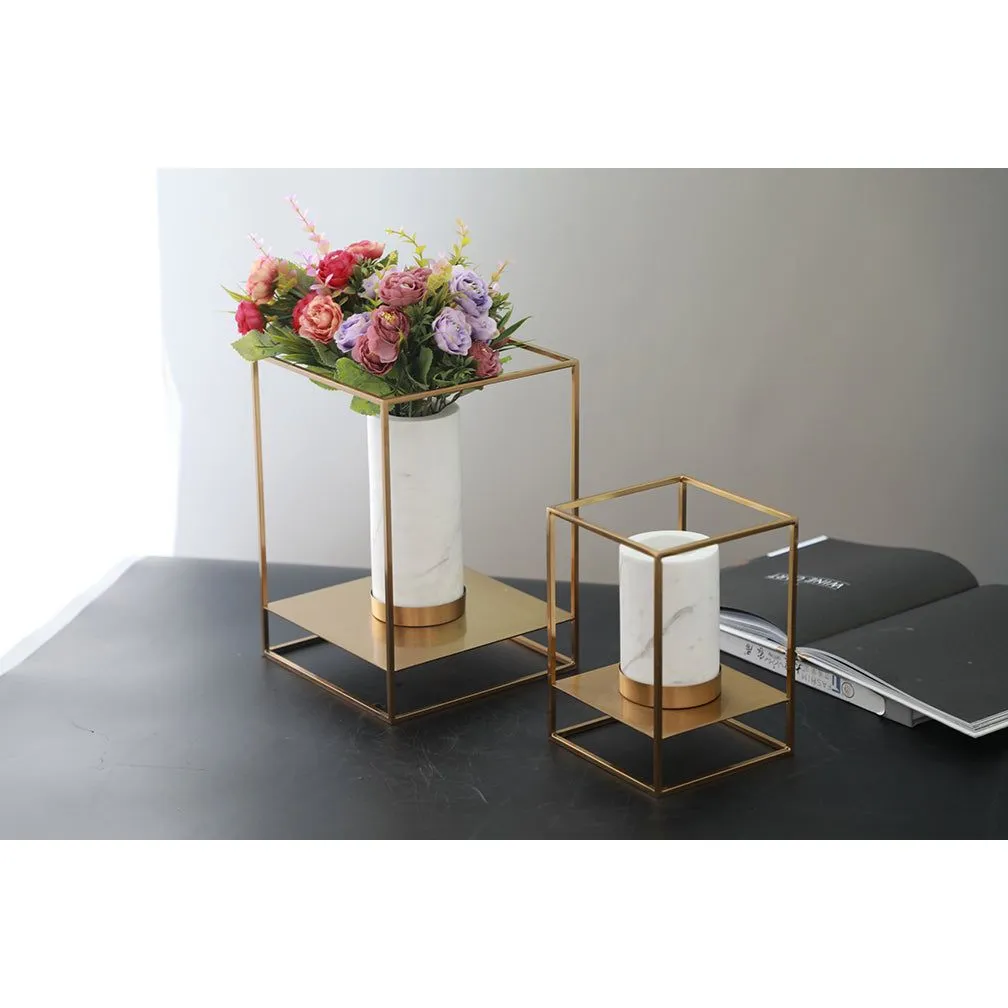 DECORATIVE CANDLE HOLDER - SET OF TWO